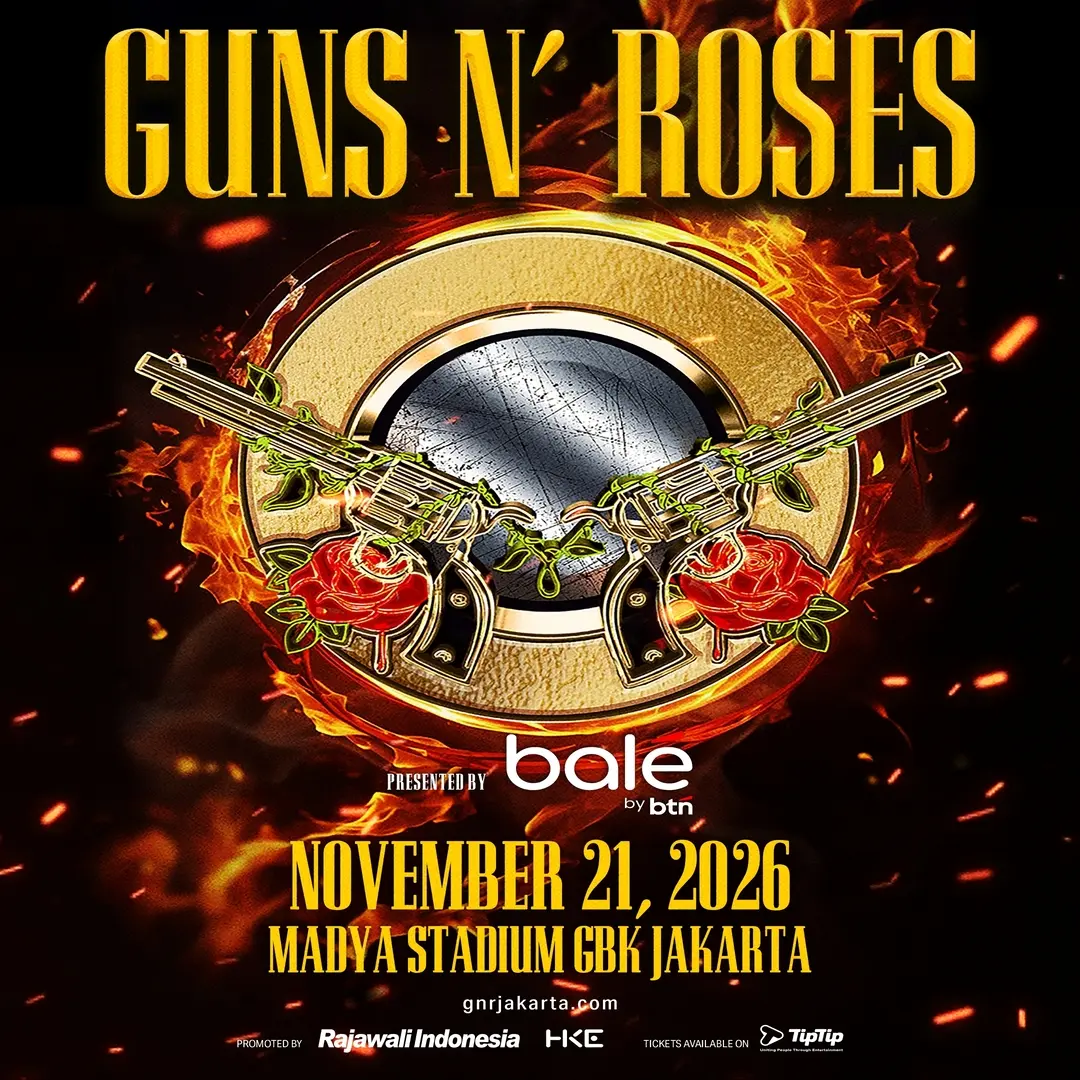 Poster Guns N' Roses Live in Jakarta